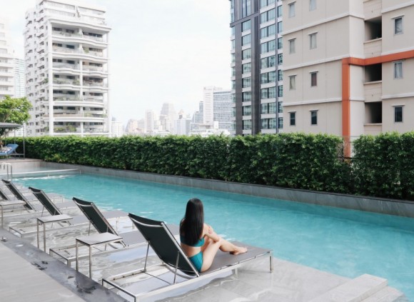 Staybridge Suites Bangkok Sukhumvit โรงแรมเปิดใหม่ แช่ออนเซ็นฟรี